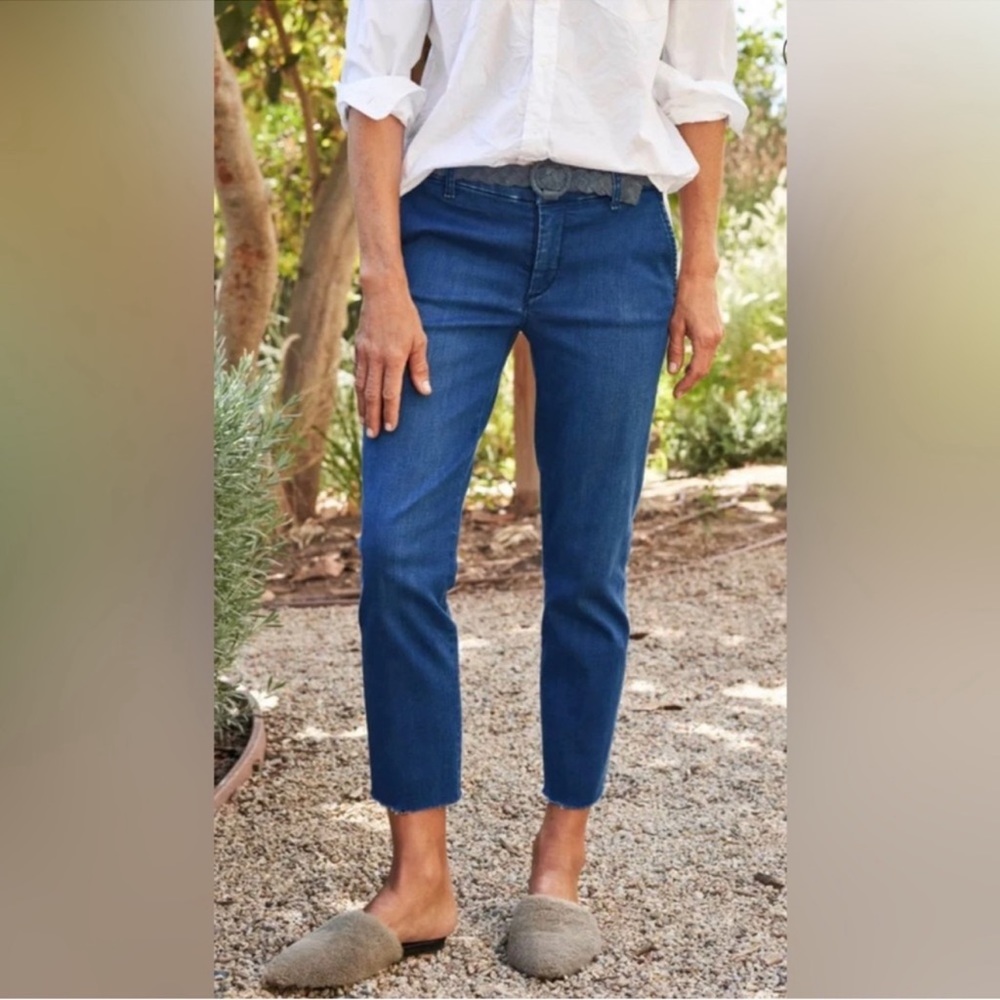 Frank & Eileen Blue Straight Leg Pants